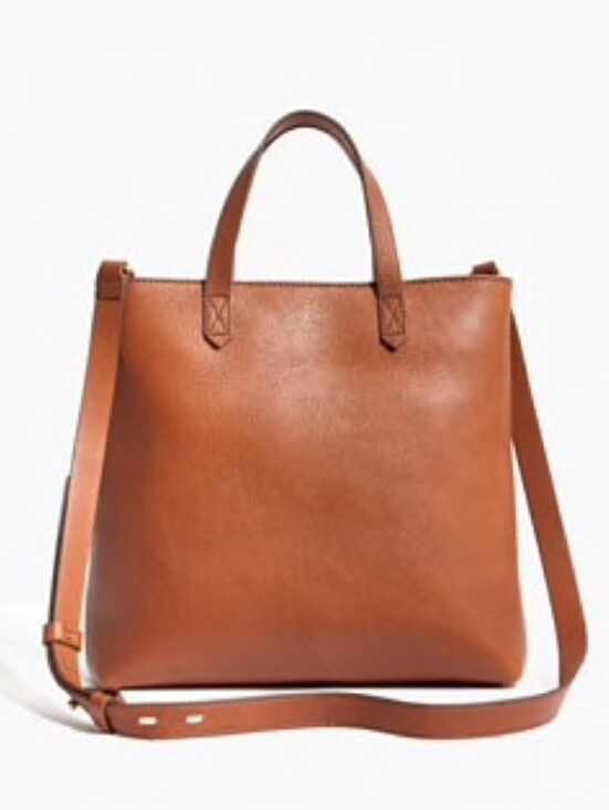 Madewell Handbags - Classic English Saddle Leather 2 Way Transport Bag